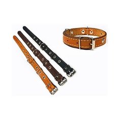 Ошейник для собак Дарэлл "Стандарт", 1 слой, кожаный, безразмерный, 20 мм х 44 см