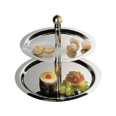 Поднос - этажерка 2 - х ярусн. для фруктов; сталь, Aps, арт. 33238, APS, арт. 33238