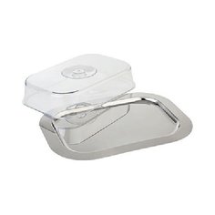 Поднос прямоугольный с крышкой; полистирол,сталь нерж. L=440,B=310мм, Aps, арт. 13122, APS, арт. 13122