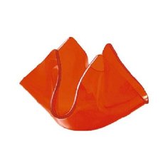 Подсвечник «Флауэ» оранж. - красный; стекло, Bdk, арт. 610904