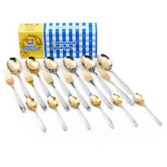 Набор столовых приборов Лира (М14) 18 предметов Нытва 3213.1