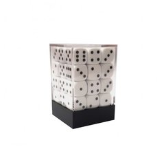 Набор кубиков D6, 12мм, 36шт, в пластиковой коробочке, белый Pandoras Box Studio