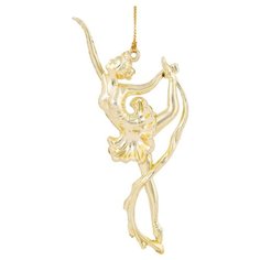 Елочное украшение из полипропилена "Грация в золоте", 15*5*1,5см, 304464 Феникс Present