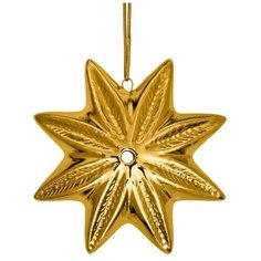 Елочная игрушка Magic Time Волшебная звезда (80896), золотой
