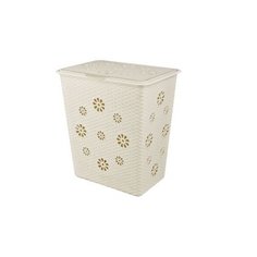 Корзина для белья "Плетенка", 60 л (слоновая кость) Alternativa
