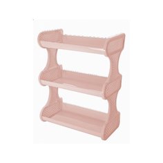 Полка навесная трехсекционная "Ajur", цвет: йогуртовый Nice&Price