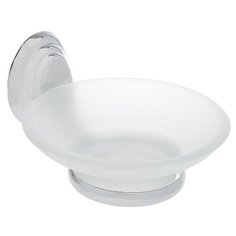 Мыльница настенная стеклянная матовая "Шарм" 1499332 Сима ленд