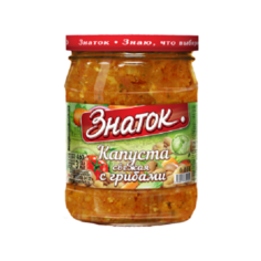 Капуста свежая с грибами (460 мл) Знаток