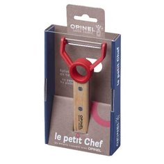 Нож для чистки овощей Opinel Peeler, деревянная рукоять, нержавеющая сталь, коробка, 001745