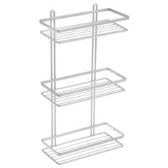 Полка для ванны 3-х ярусная прямая MODERN, цвет хром 2049806 Сима ленд