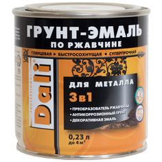 DALI по ржавчине 3-в-1 для металла зеленый (RAL 6029) 0.23 л