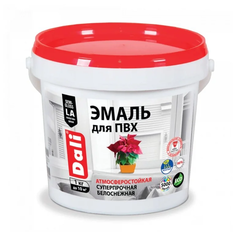 Эмаль акриловая (АК) DALI по ПВХ белоснежный 1 кг
