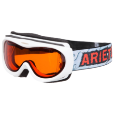 Маска снегоходная Ariete 4 KIDS, детская, белый, жёлтые линзы