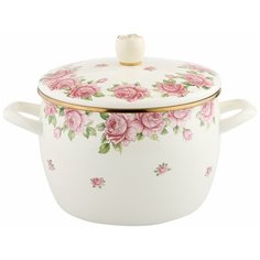 Кастрюля Winner WR-1659, 6.8 л, белый/розовый