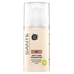 Sante Naturkosmetik Тональный крем Soft care foundation, 30 мл, оттенок: 06 янтарный