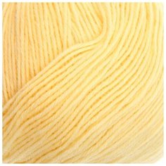 Пряжа Пехорка "Детский каприз", 225 метров, 10 мотков по 50 грамм, цвет: 53 светло-желтый