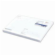 Конверт "Куда-Кому", С4 (229х324 мм), 50 штук, клей декстрин, 90 г/м2 Курт