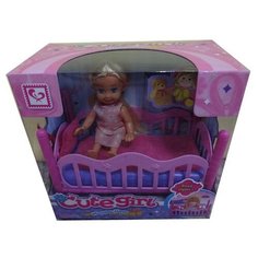 Игровой набор "Cute Girl", с куколкой в кроватке, арт. K899-27 Shenzhen Jingyitian Trade