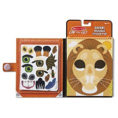 Набор стикеров "Создай мордочку. Сафари" (многоразовые) Melissa & Doug