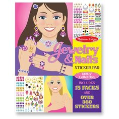Набор трафаретов "Сверкающий набор" Melissa & Doug