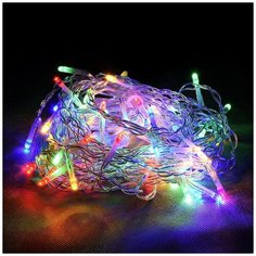 Гирлянда Vegas Бахрома 55091 (200 x 100 см), 64 ламп, разноцветный/прозрачный провод