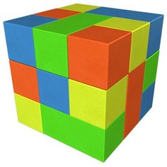 Мягкий игровой комплекс ROMANA Кубик-Рубика мини ДМФ-МК-13.90.29, разноцветный