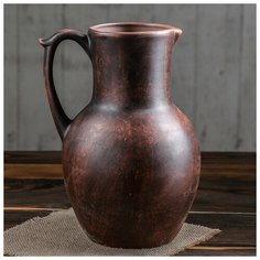 Кувшин крынка гладкая 2,5л красная глина 1384700