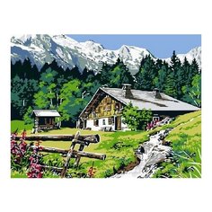 PaintBoy Картина по номерам Домик в предгорье 30x40 см (EX6071)