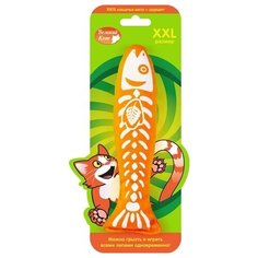 Игрушка для кошек Великий Кот "Рыбка" с кошачьей мятой и шуршащим элементом, 18 см