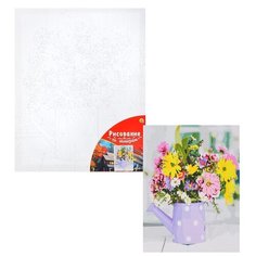 Картина по номерам Рыжий кот Холст с красками, 40*50 см, палитра, Нежный букет в сиреневой лейке (Х-7335)