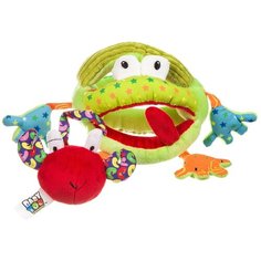 Мягкая развивающая игрушка Bondibon "Лягушка", арт. TE8426-20