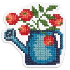 Кристальная мозаика (алмазная вышивка) "фрея" ALVM-039 магнит "Леечка" 8 х 8.5 см