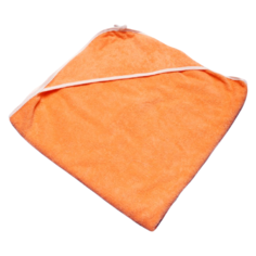 Лес Текстиль полотенце уголок банное 90х90 см оранжевый