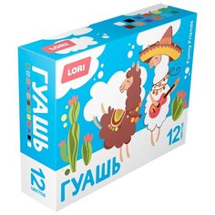 LORI Гуашь Funny Friends (Гф-003), 15 мл, 12 цв.