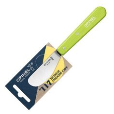 Нож для масла Opinel №117, деревянная рукоять, блистер, нержавеющая сталь, зеленый, 001935