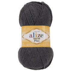 Пряжа Alize "Cotton Gold Plus", 200 метров, 5 мотков по 100 грамм, цвет: 182 средне-серый меланж