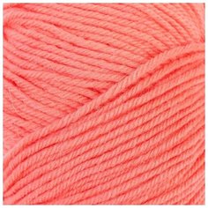 Пряжа Пехорка "Детский каприз тёплый", 125 метров, 10 мотков по 50 грамм, цвет: 1128 красный коралл
