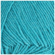 Пряжа Пехорка "Народная классика", 400 метров, 5 мотков по 100 грамм, цвет: 583 бирюза