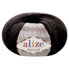 Пряжа Alize "Atlas", 250 метров, 10 мотков по 50 грамм, цвет: 60 черный
