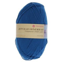 Пряжа Пехорка "Детская объёмная", 400 метров, 5 мотков по 100 грамм, цвет: 26 василек