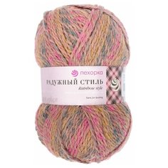 Пряжа Пехорка "Радужный стиль", 200 метров, 5 мотков по 100 грамм, цвет: 1136М (количество товаров в комплекте: 5)