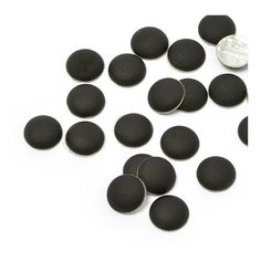 Стразы термоклеевые "Ideal", акрил, размер: 8 мм, цвет: черный (100 штук)