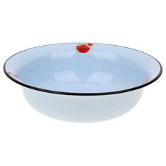 Миска эмалированная с рисунком, 4 л СтальЭмаль