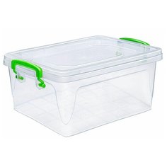 Elfplast Контейнер Fresh Box 234 3 л, 17.3x25.5 см, зеленый