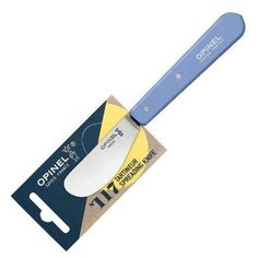 Нож для масла Opinel №117, деревянная рукоять, блистер, нержавеющая сталь, синий, 001937