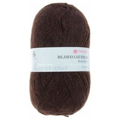 Пряжа Пехорка "Великолепная", 300 метров, 10 мотков по 100 грамм, цвет: 17 шоколад