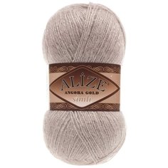 Пряжа Alize "Angora Gold Simli", 500 метров, 5 мотков по 100 грамм, цвет: 541 норка