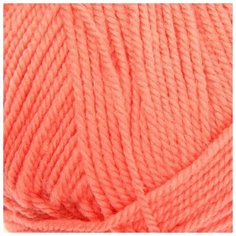 Пряжа Пехорка "Народная", 220 метров, 5 мотков по 100 грамм, цвет: 351 светлый коралл