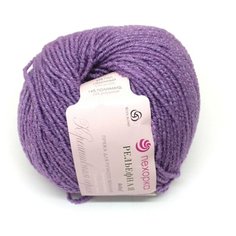 Пряжа Пехорка "Рельефная", 135 метров, 5 мотков по 50 грамм, цвет: 179 фиалка