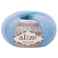 Пряжа Alize "Atlas", 250 метров, 10 мотков по 50 грамм, цвет: 549 голубой